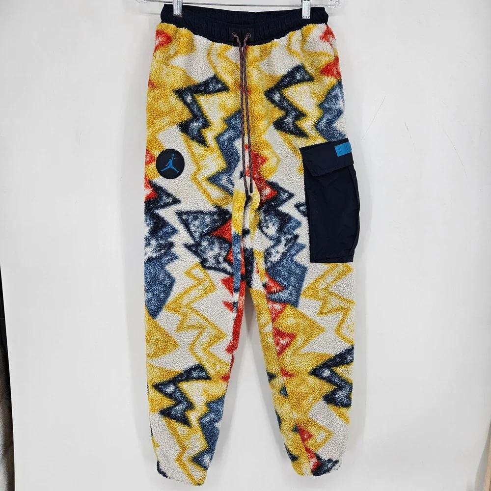 Nike Jordan Essentials Jogger Mountainside Statement Pants Mens Small Geometric